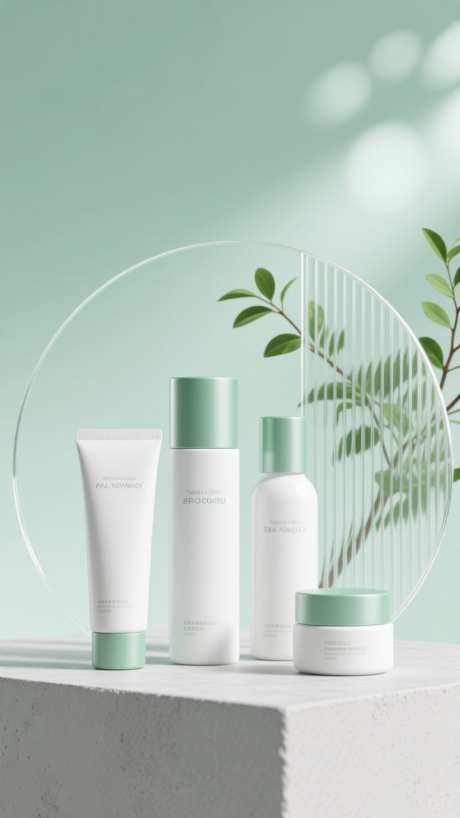 电商绿色清新美妆产品海报_AI图片下载_dpmpp_2m采样_720X1280像素-绿色,海报,美妆-作品编号:2025102308261175-志‘设`网