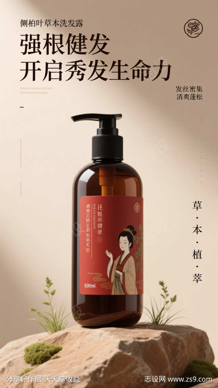 洗发水产品海报