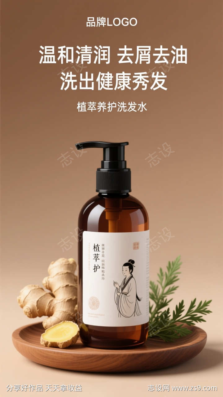 洗发水产品海报