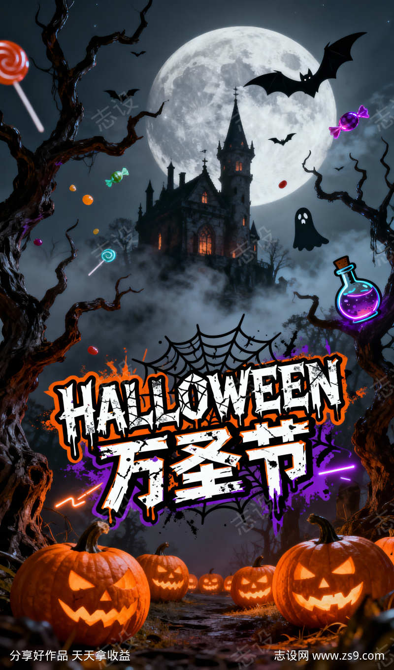 万圣节海报