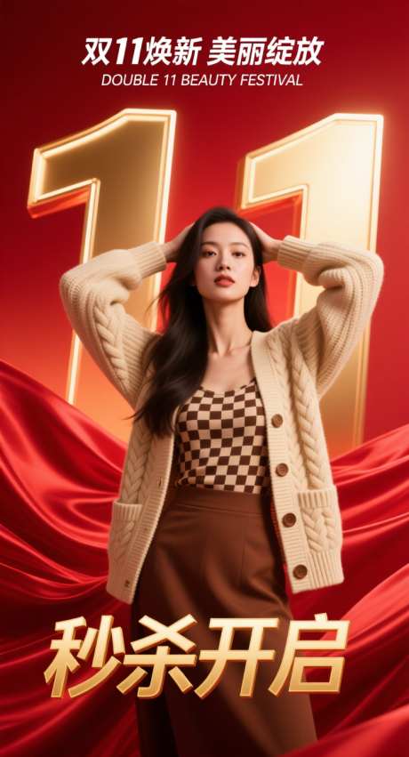 双十一购物节_AI图片下载_采样_752X1392像素-海报,电商,购物-作品编号:2025102418439063-志ˉ设·网