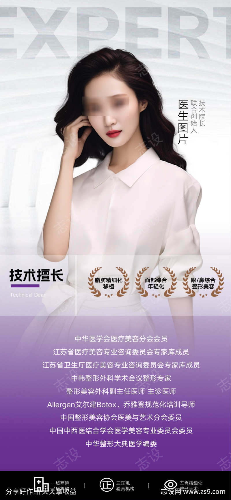 专家介绍海报展架