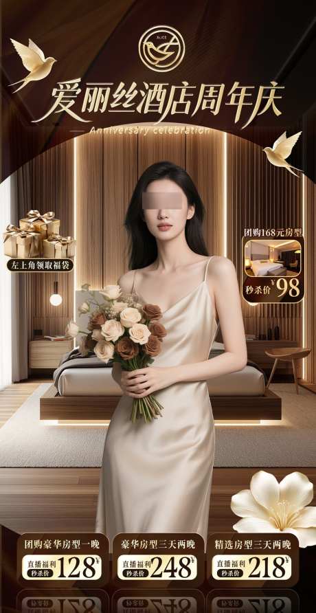 棕褐金色酒店洗浴足疗高级直播间贴片_源文件下载_PSD格式_1000X1939像素-直播贴片,直播间,金色-作品编号:2025102716324388-志’设‛ۛ网