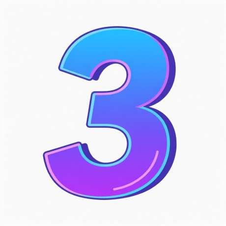 赛格朋克风格数字3_AI图片下载_采样_1024X1024像素-数字,赛格朋克,艺术字-作品编号:2025103016131486-志ˇ设ˌ网