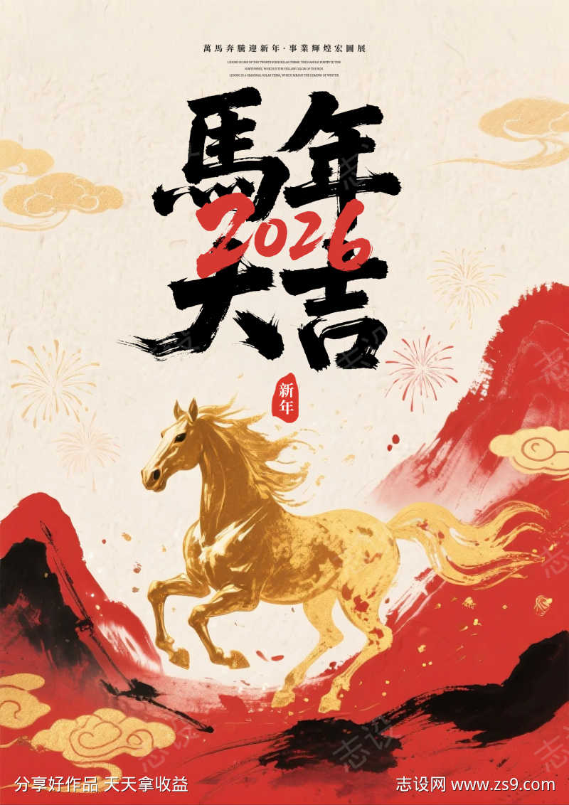2026新年春节屏幕海报源文件11