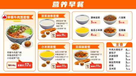 饭店早餐套餐菜单价格简约海报设计_源文件下载_AI格式_3840X2160像素-饭店,价格,菜单-作品编号:2025110116206798-志˜设˒网