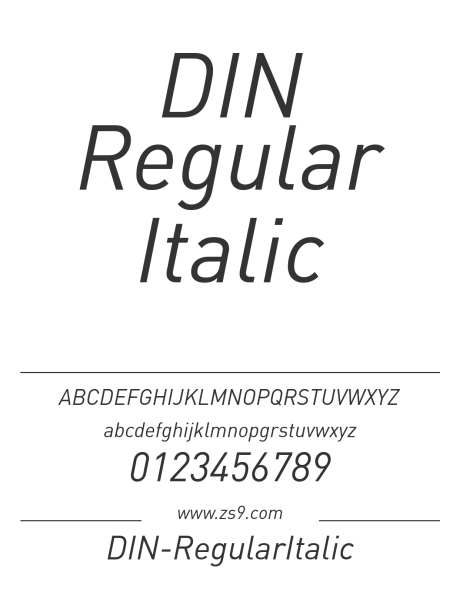 DIN-RegularItalic_字体下载_格式_英文_常规_免费商用-网站,软件,新媒体-作品编号:2025110217162098-志·设‘网