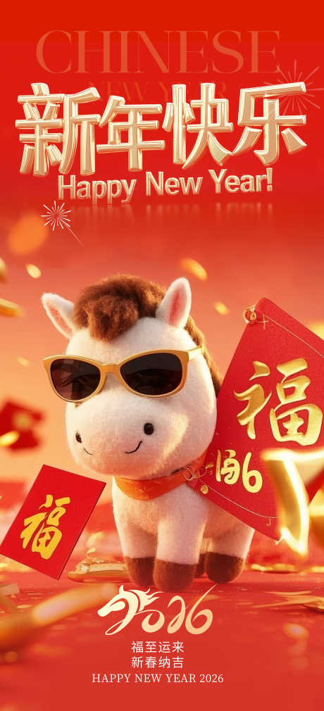 2026马年春节海报源文件46_源文件下载_PSD格式_2362X5188像素-福运,红包,春联-作品编号:2025110316449321-志ˆ设˜网