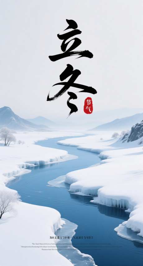 立冬节气海报设计_AI图片下载_采样_752X1392像素-字体,设计,立冬-作品编号:2025110410076322-志’设ʹ֣֤֚֫֗ׄ网