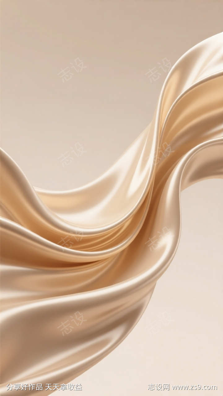 丝绸质感海报背景