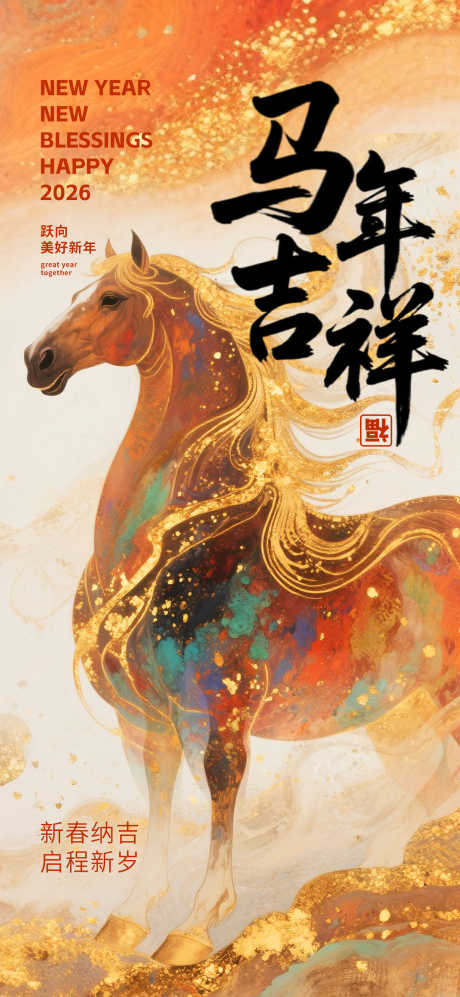 2026马年春节海报源文件107_源文件下载_PSD格式_1555X3370像素-纳吉,新春,吉祥-作品编号:2025110411416265-志˒设ˉ网