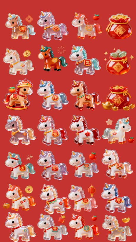 马年卡通立体贴纸_源文件下载_PSD格式_1080X1920像素-膨胀,立体,卡通-作品编号:2025110413482073-志ˈ̹设˰网