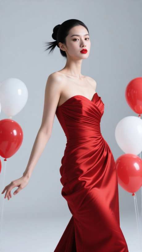 红裙医美模特_AI图片下载_dpmpp_2m采样_720X1280像素-模特,美女,医美-作品编号:2025110413194699-志ˆ设`网