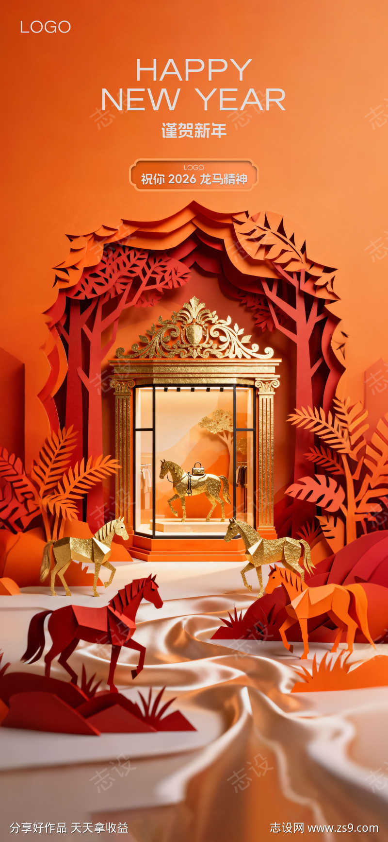 2026马年春节海报源文件131