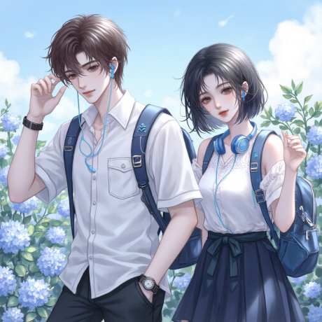 情侣头像生成器_SD模型下载_safetensors格式_1024X1024像素-帅哥,小说封面,校园-作品编号:2025110511408349-志˯设˱网