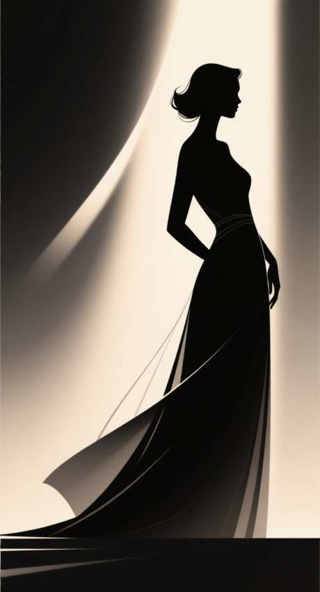 女性剪影图_AI图片下载_采样_752X1392像素-光影,高级,剪影-作品编号:2025110608245808-志ˌ设͵网