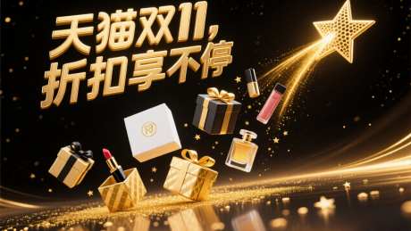天猫双十一横版海报_AI图片下载_euler采样_1280X720像素-礼物,礼品,促销-作品编号:2025110610017690-志‘设ˆ网