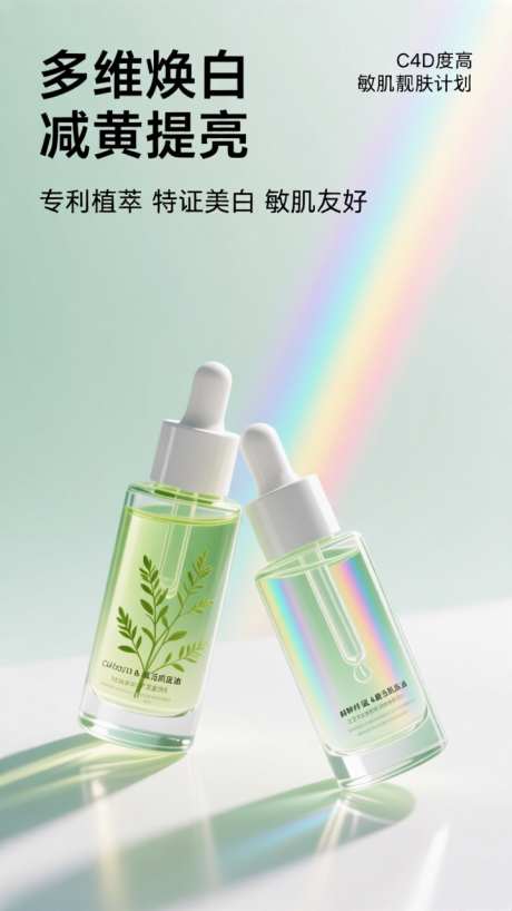 美妆精华液海报_AI图片下载_dpmpp_2m采样_720X1280像素-海报,产品,精华液-作品编号:2025110610229806-志‘设ˉ网