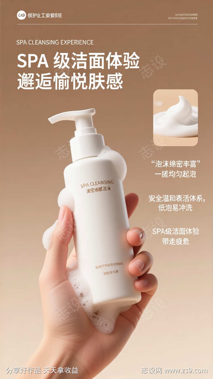 电商美妆产品海报