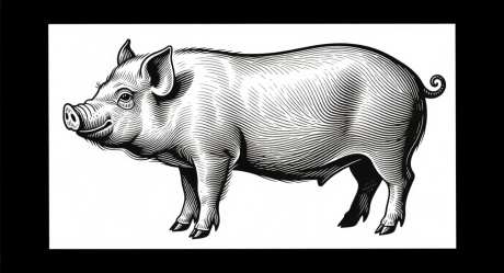 铜版雕刻猪线稿_AI图片下载_采样_1392X752像素-铜版,雕刻,猪-作品编号:2025110616117732-志ˇ设ˌ网