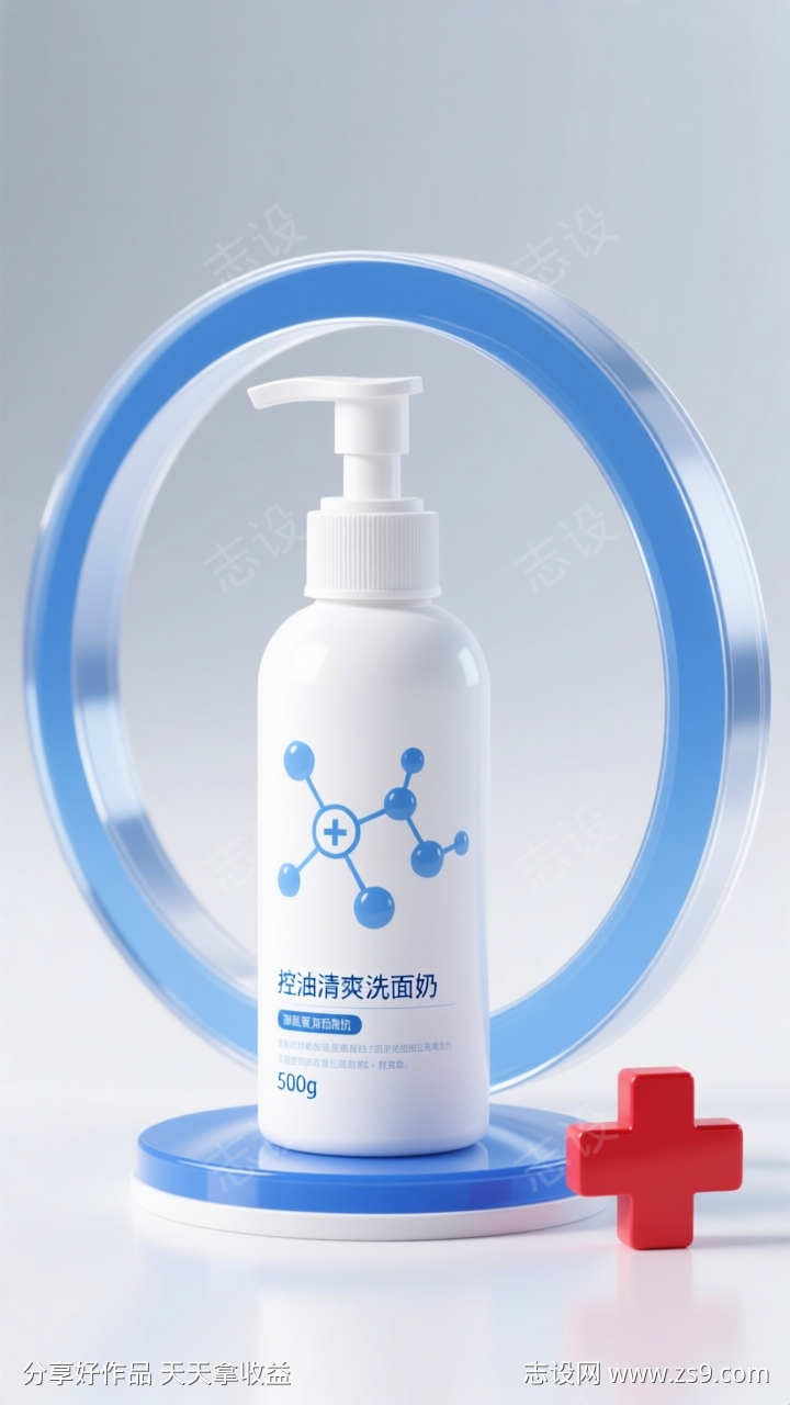 美妆产品海报背景