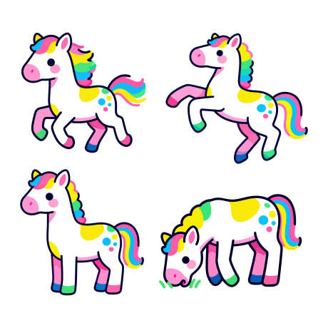 卡通手绘彩虹独角兽_源文件下载_AI格式_2481X2481像素-元素,马,独角兽-作品编号:2025110711447041-志˓设·网