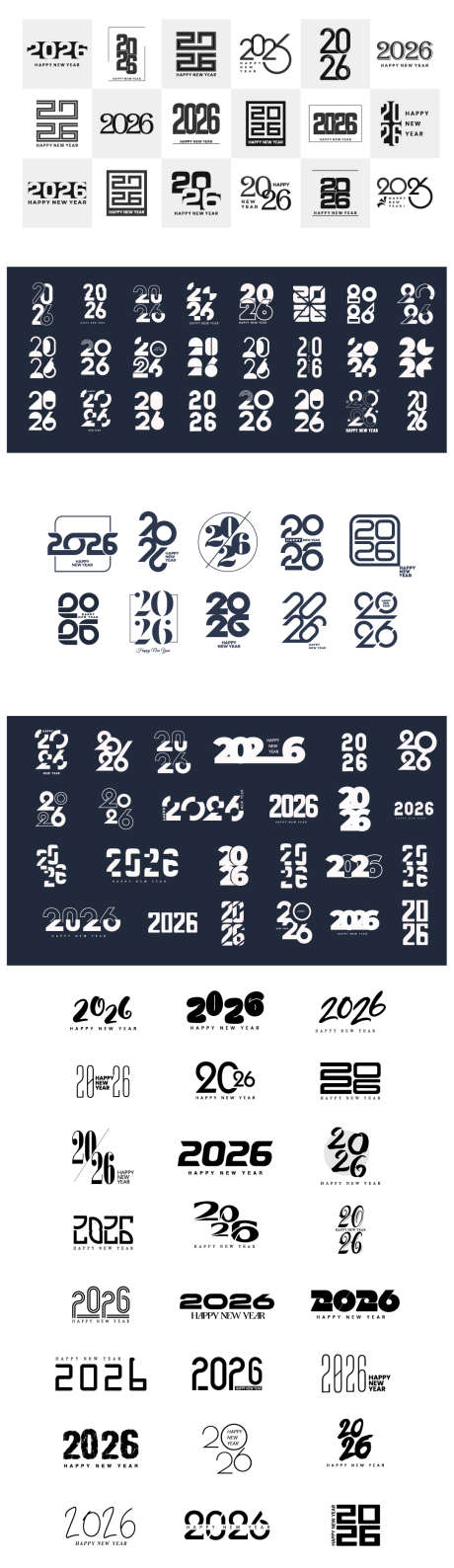 2026字体设计_源文件下载_AI格式_1081X3732像素-数字,新年,字体-作品编号:2025110714594434-志ˈ̹设ˌ网