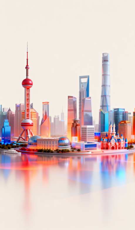 上海广州城市元素_AI图片下载_采样_1152X2048像素-透明磨砂玻璃,炫彩渐变,都市-作品编号:2025110818317125-志.设˰网