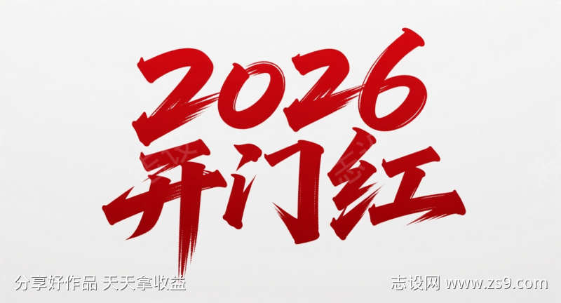 2026开门红艺术字