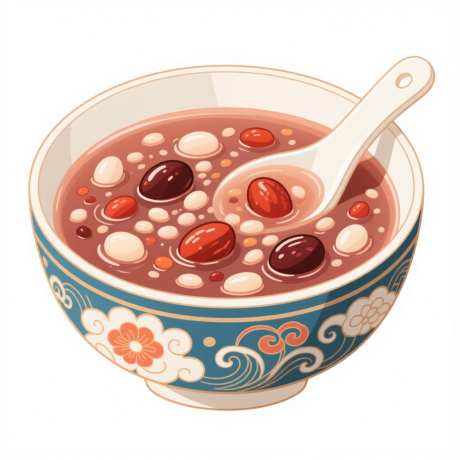 一碗腊八粥_AI图片下载_采样_1024X1024像素-简约,插画,腊八粥-作品编号:2025111109149253-志ˉ设ˆ网