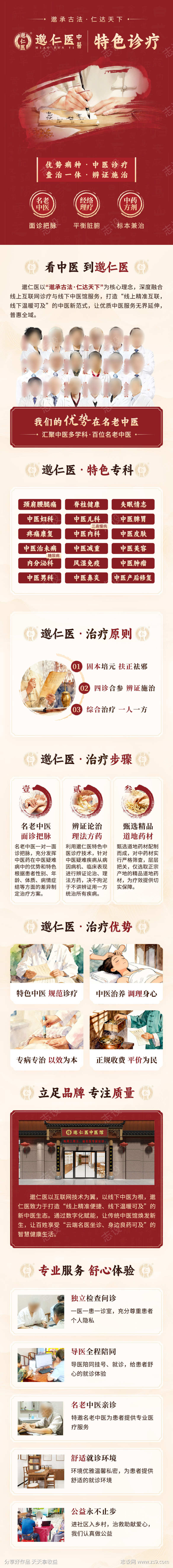 中医全科推广专题页落地页