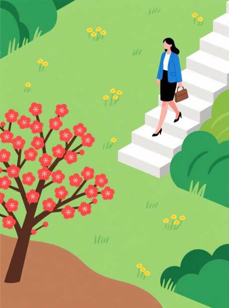 户外场景插画_AI图片下载_采样_880X1184像素-漫步,绘画,春日-作品编号:2025111109399761-志˘设.网