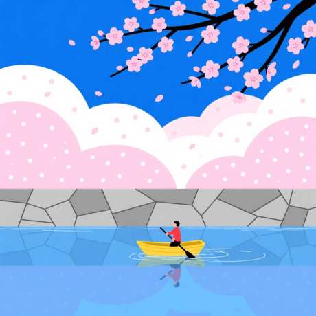 插画风格蓝粉色_AI图片下载_采样_1024X1024像素-春日,氛围,插画-作品编号:2025111109396559-志′设˲͓͕͔͐͑͗ٚٛٙ网