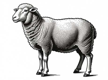 铜版雕刻羊线稿_AI图片下载_采样_1184X880像素-线稿,雕刻,铜版-作品编号:2025111316077593-志·设ˈ̹网