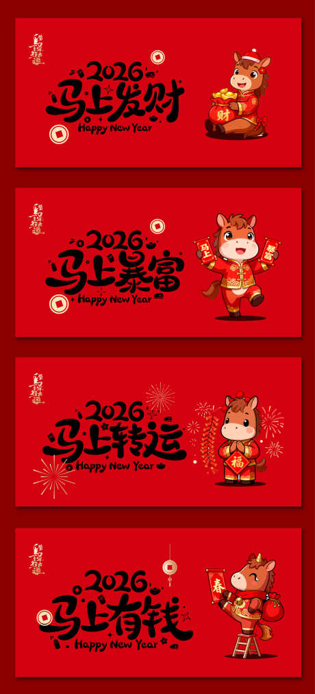马年新年广告_源文件下载_AI格式_2350X5167像素-马上暴富,福袋,红包-作品编号:2025111211438629-志·设·网