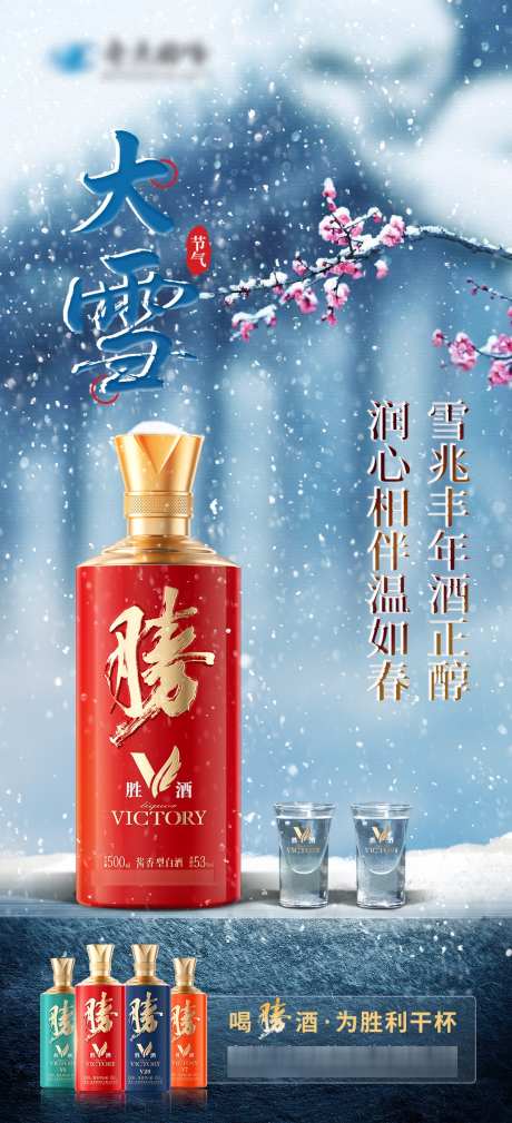 白酒大雪节气海报_源文件下载_PSD格式_1080X2368像素-滑雪,下雪,冬天-作品编号:2025111215079458-志˒设·网