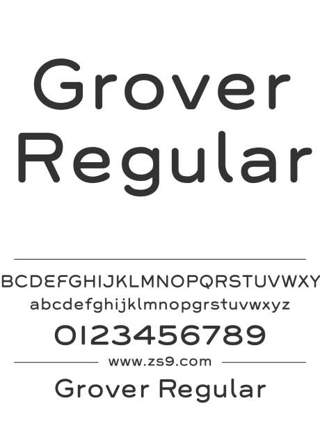 Grover Regular_字体下载_格式_英文_常规_免费商用-圆润,可爱,海报-作品编号:2025111513508199-志˯设˙网