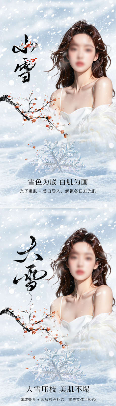 美业节气海报大雪小雪_源文件下载_PSD格式_1080X3847像素-雪花,雪梅,小雪-作品编号:2025112016541541-志ʹ֣֤֚֫֗ׄ设˯网