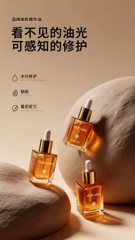 美妆精华液海报_AI图片下载_dpmpp_2m采样_720X1280像素-场景,海报,产品-作品编号:2025112514078117-志͵设‛ۛ网