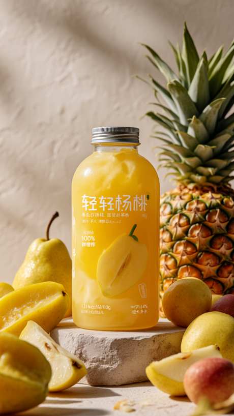 轻轻杨桃饮品宣传海报_AI图片下载_采样_720X1280像素-饮品,黄色,杨桃-作品编号:2025112516594005-志ˈ̹设.网