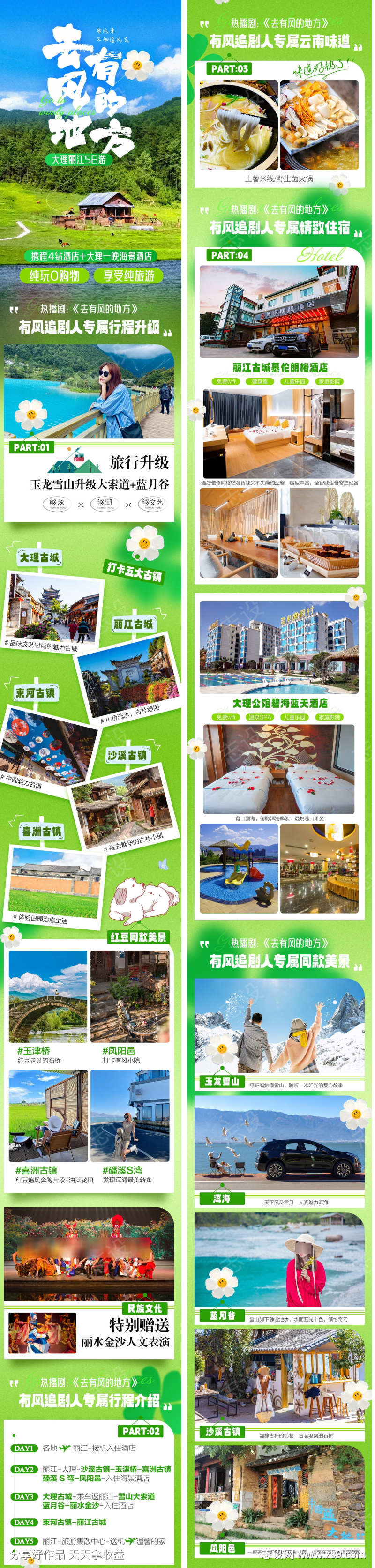 云南大理丽江旅游详情页