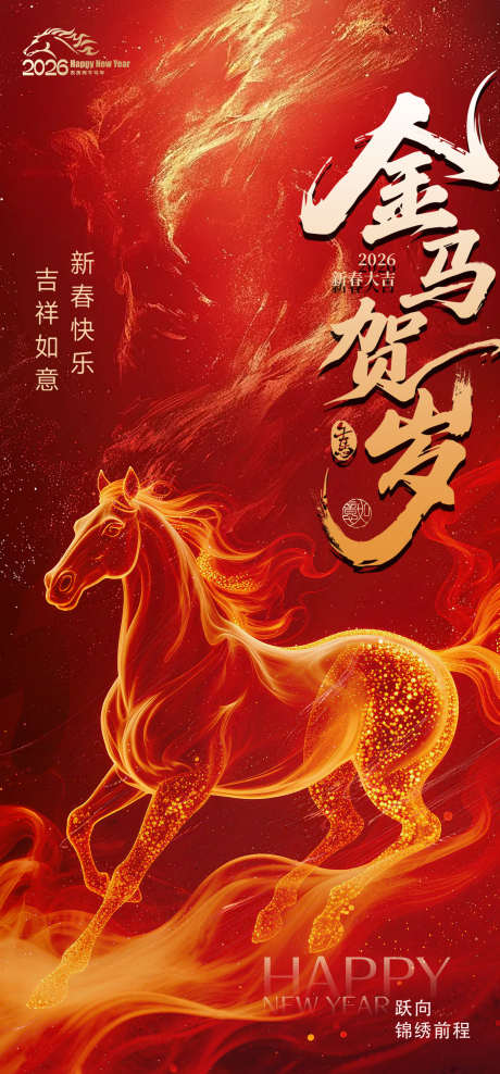 2026年金马贺岁海报_源文件下载_PSD格式_2160X4640像素-迎春,开门红,马年-作品编号:2025112611591510-志˱设‛ۛ网