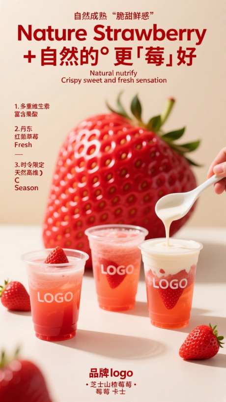 清新奶茶饮品海报_AI图片下载_dpmpp_2m采样_720X1280像素-饮品,奶茶,草莓-作品编号:2025112611517161-志ˆ设˰网