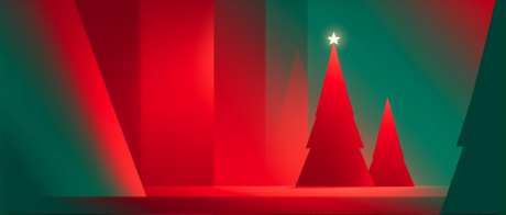 圣诞节背景_AI图片下载_采样_1448X616像素-渐变,简约,圣诞树-作品编号:2025112708496241-志·设’网