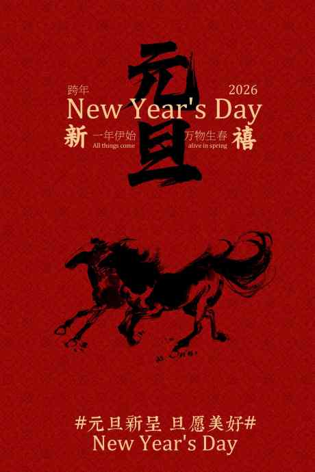 元旦新年节日海报_源文件下载_PSD格式_1701X2551像素-元旦,中国风,图案-作品编号:2025112611054642-志˱设˱网