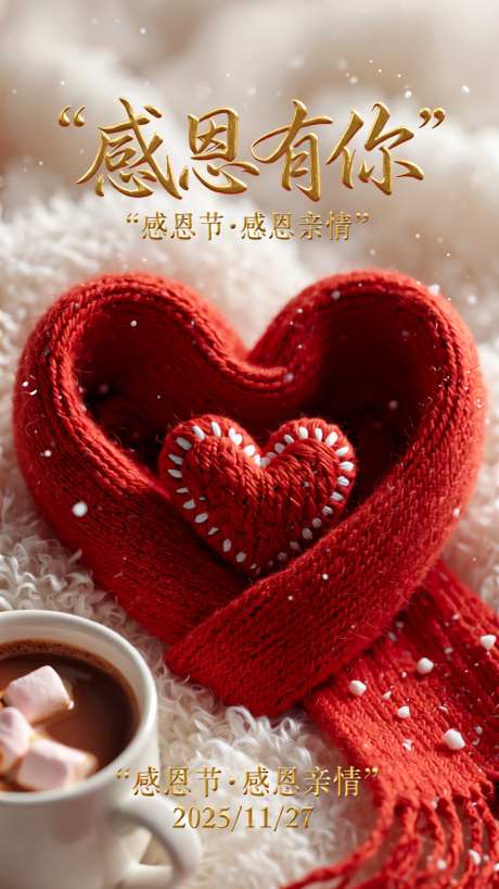 感恩有你感恩亲情感恩节主题海报_AI图片下载_euler采样_720X1280像素-感恩有你,亲情,感恩节-作品编号:2025112809017917-志ˆ设,网