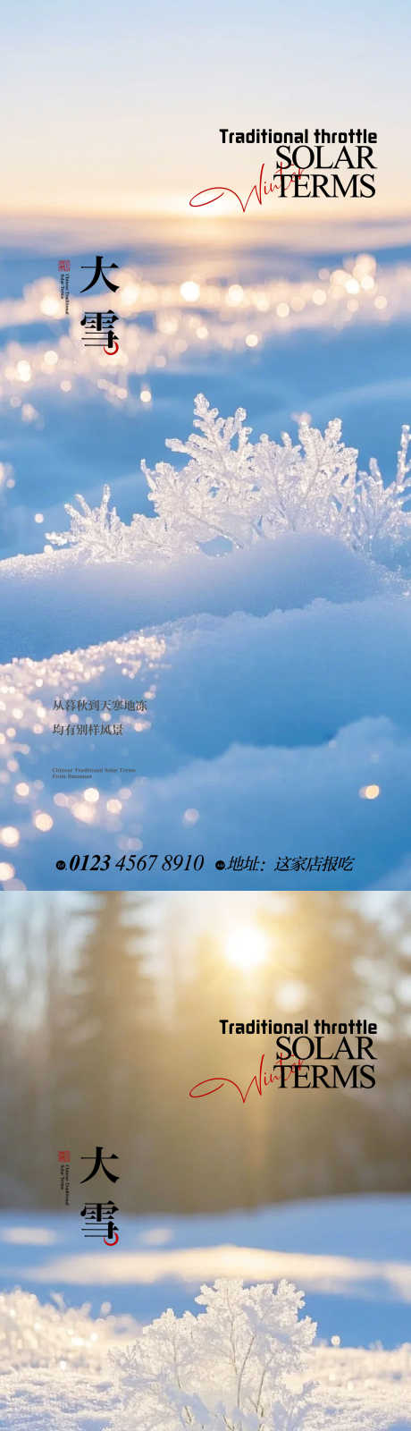 大雪节气海报_源文件下载_AI,PSD格式_2250X9742像素-简约,高端,大雪-作品编号:2025113010142247-志,设ˆ网