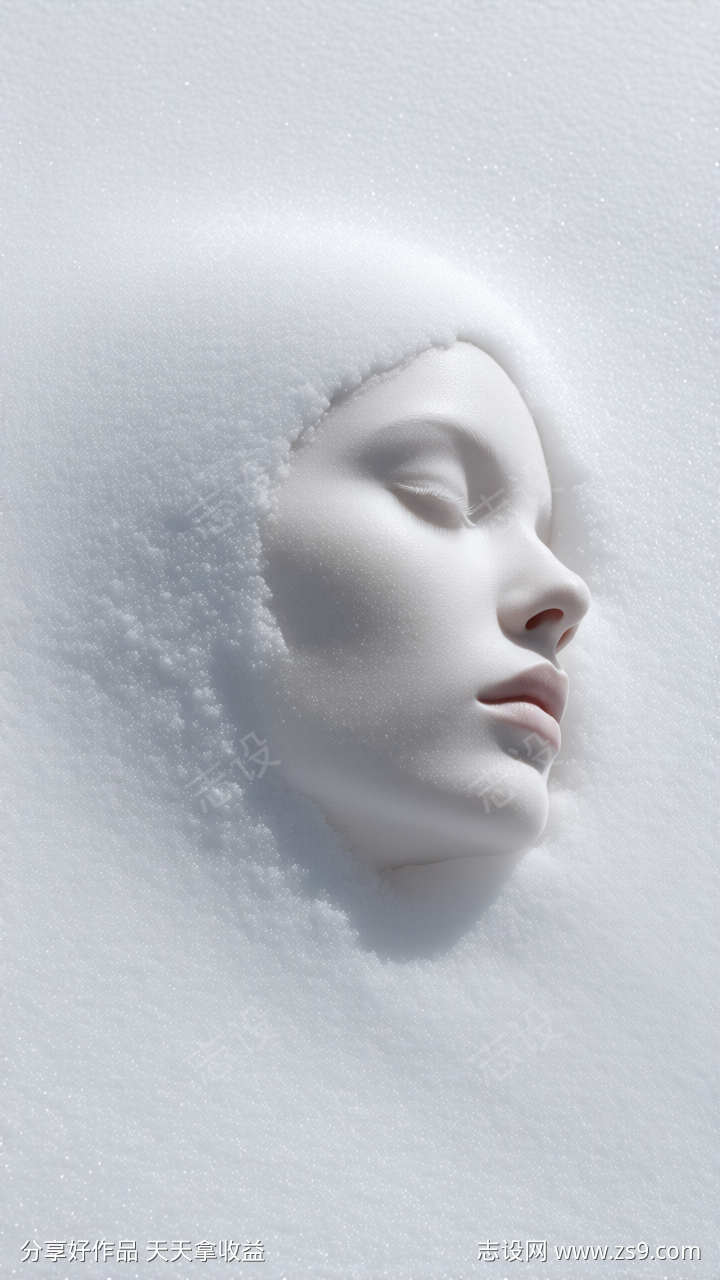医美大雪大寒小寒海报背景