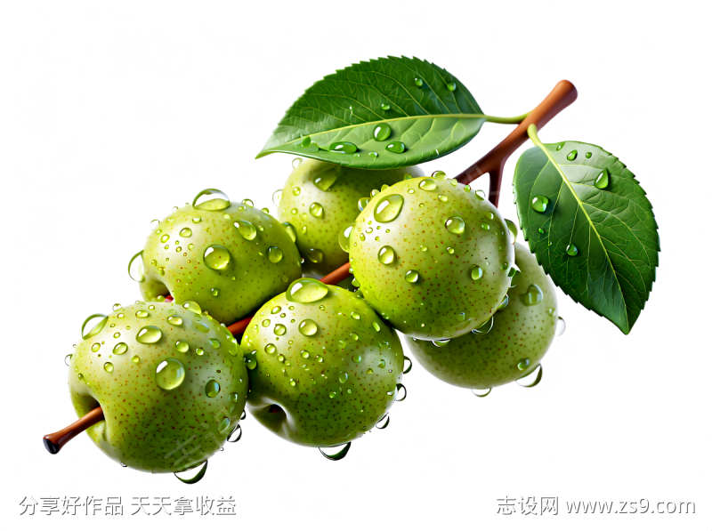卡通3D手绘雪梨