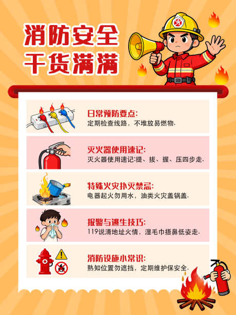 消防安全知识科普_源文件下载_PSD格式_1242X1660像素-消防设施,灭火器,冬季-作品编号:2025120311557793-志’设ˇ网